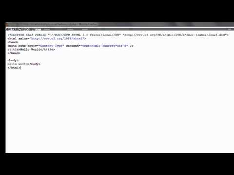 Php tutorial3- Hello world.mp4