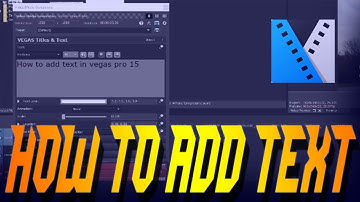 How to Add Text In Vegas Pro 15