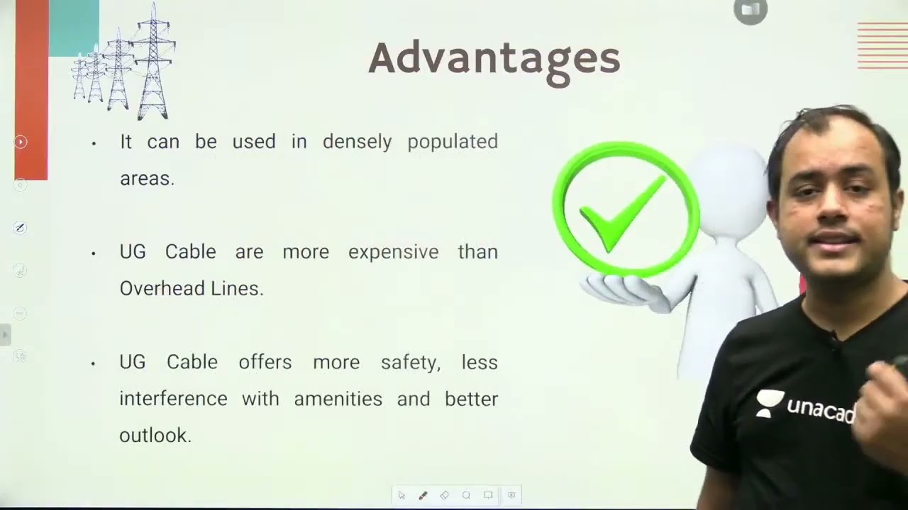 23 Underground Cable   1   Lec 31   Power Systems   GATE EE ECE 2021 Exam   Ankit Goyal