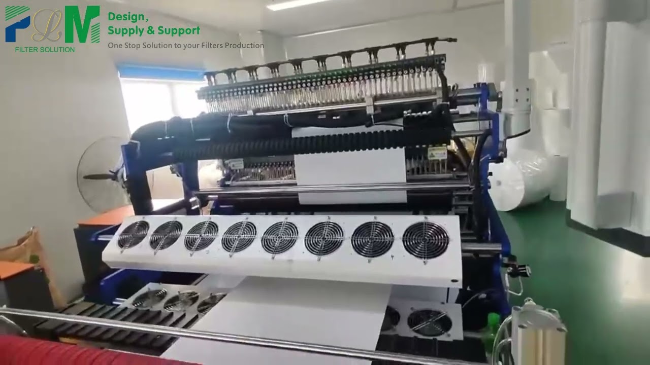 PLHP-1300A Glass Fiber Pleating Machine Without Partition