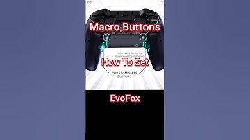 Set Macro Buttons EvoFox Gamepad Joystick Shortcut Buttons #evofox #joystick #gamepad