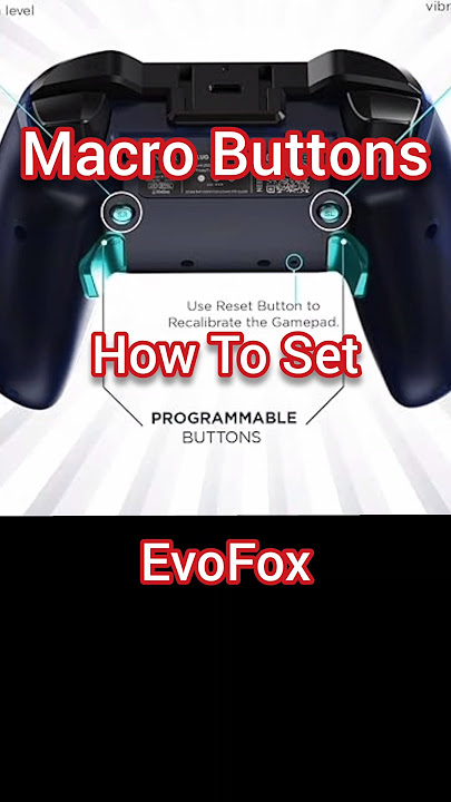 Set Macro Buttons EvoFox Gamepad Joystick Shortcut Buttons #evofox #joystick #gamepad