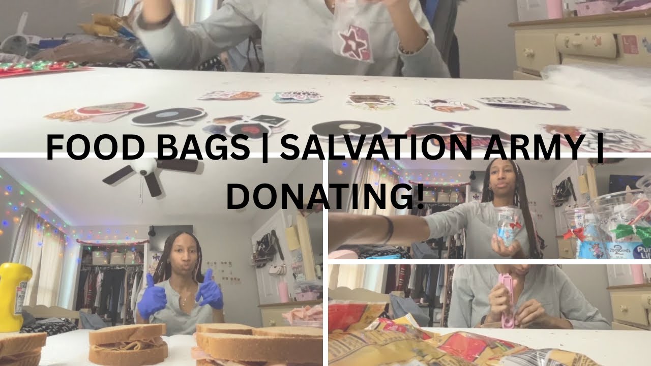 Come make food bags to give away 