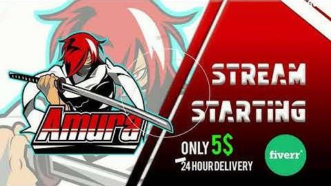 I will create best animated twitch overlays for your stream