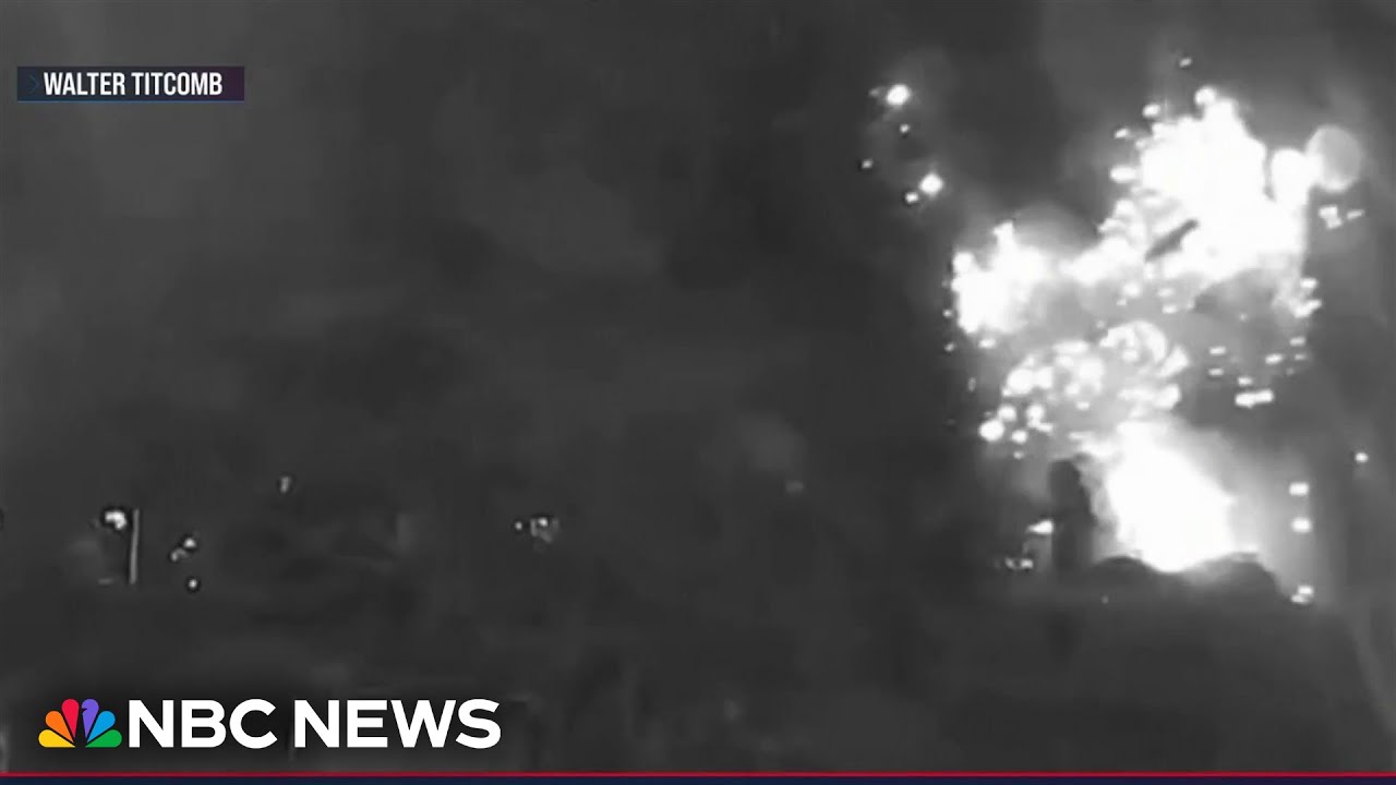 Video captures moment New Mexico explosion destroys home