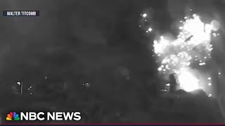 Video captures moment New Mexico explosion destroys home