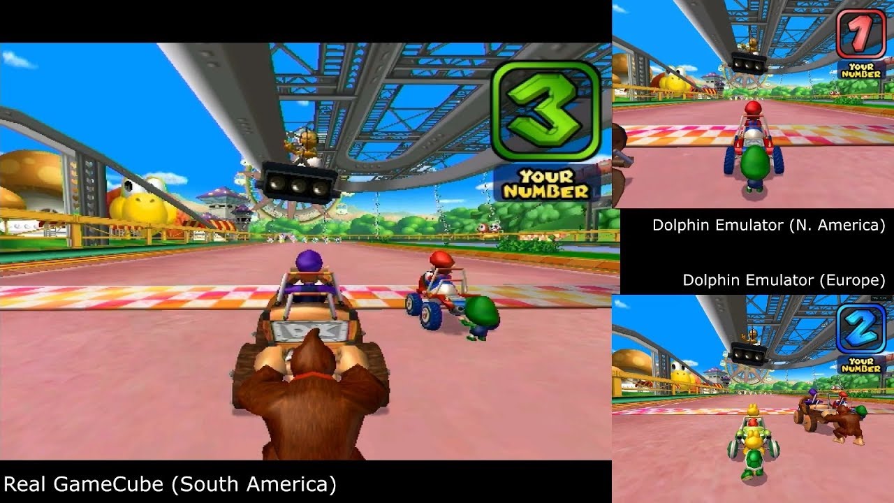 Playing Mario Kart Double Dash Online in 2019 (Real GameCube vs