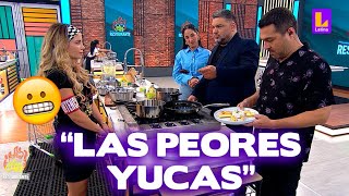 Flavia Laos recibe duras críticas por su plato de yucas fritas | El Gran Chef Famosos