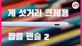2만원... 짭...플 펜슬 개봉기 [4K] screenshot 3