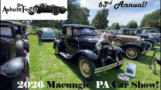 Das Awkscht Fescht 2026 in Macungie, PA - TONS of Antique and Classic Cars Showed Up!
