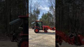LX2610 and Land Pride BB2572 Box Blade. Attaching to Big Tool Rack CAT 1 Quick Hitch.