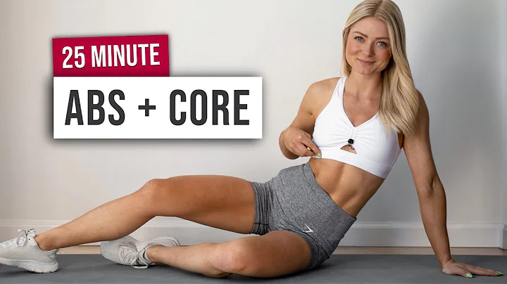 25 MIN INTENSE ABS + CORE WORKOUT - No Equipment -...