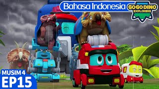 【GOGODINO EXPLORERS II】EP15 Einiosaurus Si tanduk bengkok | Kartun Anak | Lagu | Indonesia | Musim 4