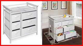 Great product - Modern Baby Changing Table with 6 Storage Baskets and Pad