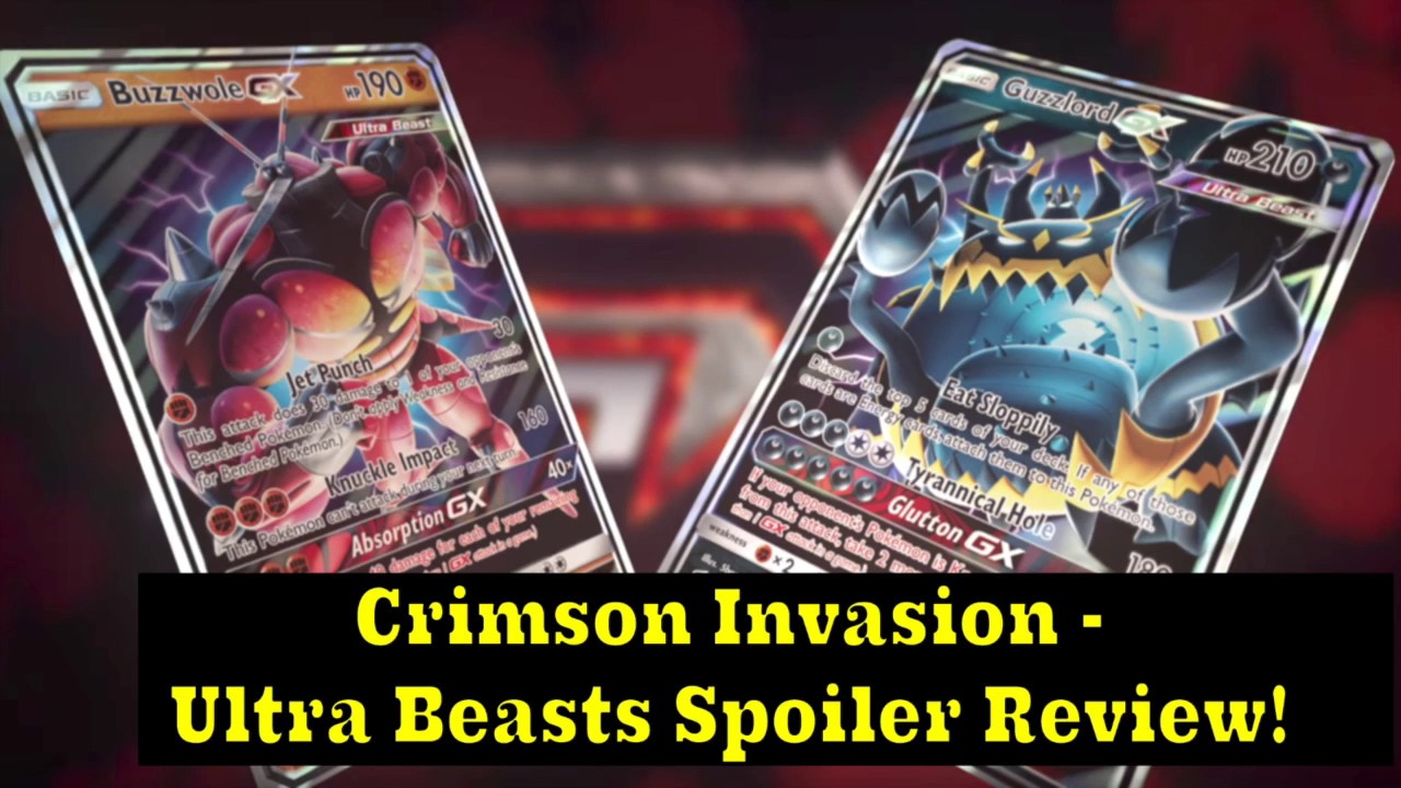 ultra beasts review crimson invasion spoilers youtube