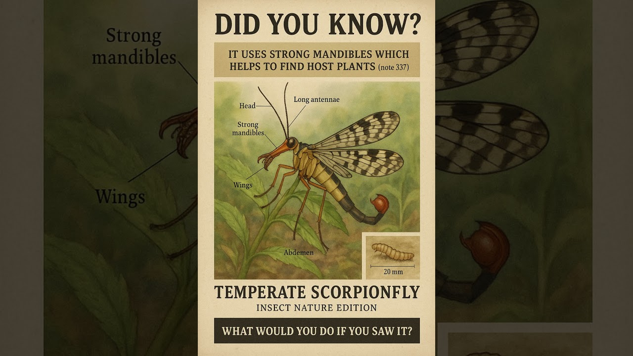 #TemperateScorpionfly