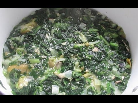 Congolese Spinach Recipe