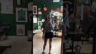 let's go get a calf tattoo 🖤 #tattoovlogs