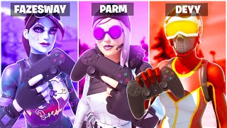 Trying The BEST Controller Players Settings in Season 8… (ft. FaZe Sway, Deyy, Parm)