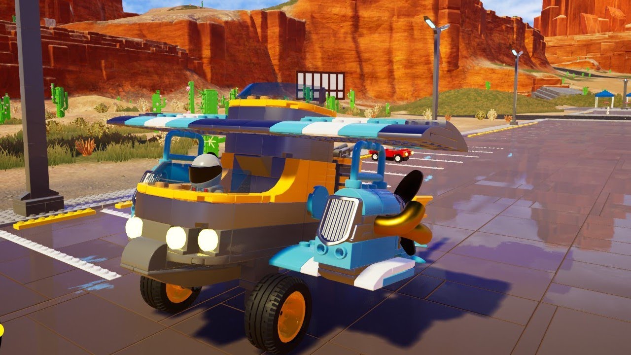 Lego 2K Drive | Boss Vehicle Demo: Brick Houser's Just a Plane Car Set