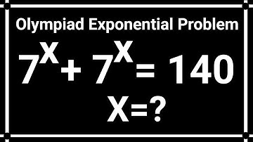 USA II A nice math olympiad exponential problem II @Bemathssolution 