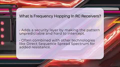 What Is Frequency Hopping In RC Receivers? - RC Toy Central