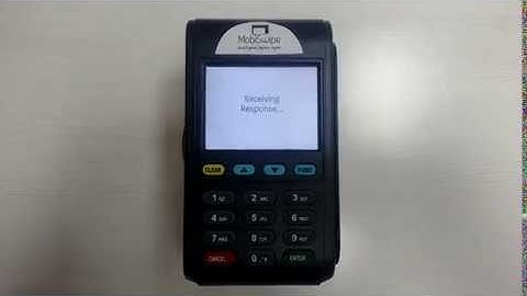 MobiSwipe 6210 GPRS Terminal Demo Video - Void
