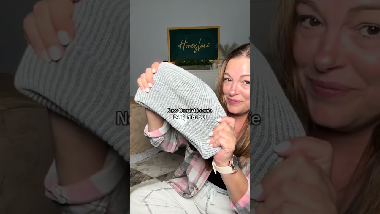 This new Comfrt beanie is fall approved 🍂 