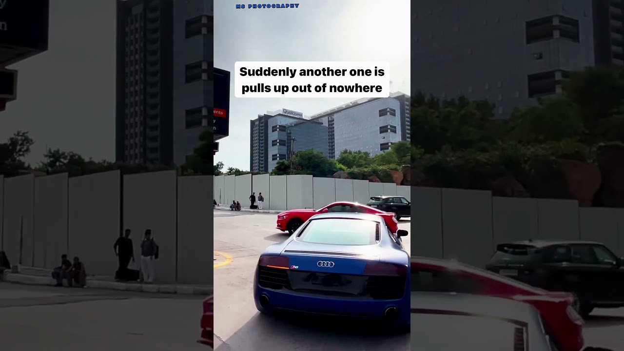 Normally recording this Audi r8 But ? 