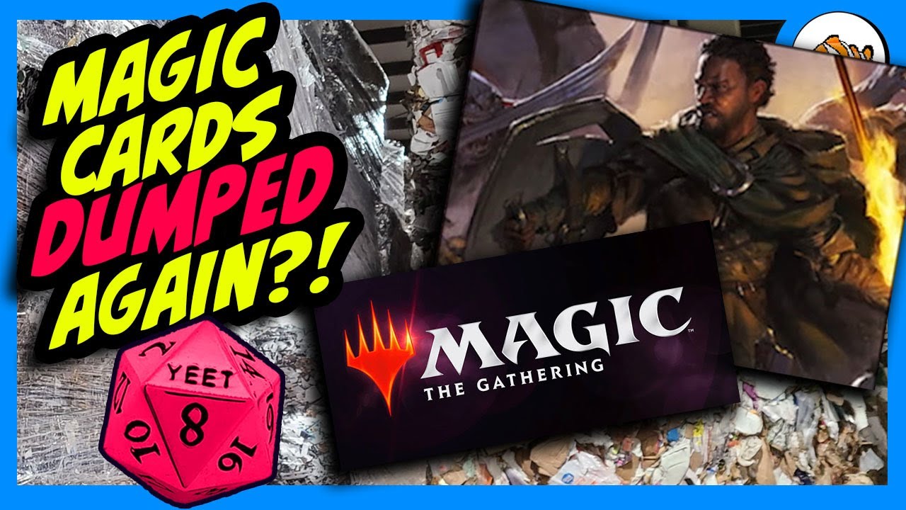 More Magic the Gathering Cards DUMPED at a Recycling Center! WTF WotC