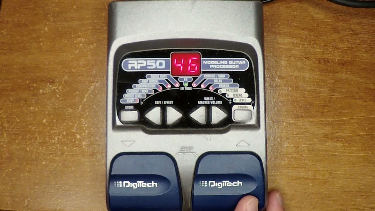 Digitech RP50 digital multi effect pedal - Pedal Profile video