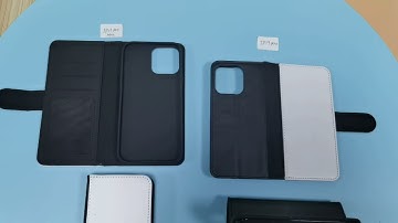 Lancoda Sublimation Leather Wallet Flip Phone Cover for iPhone 13