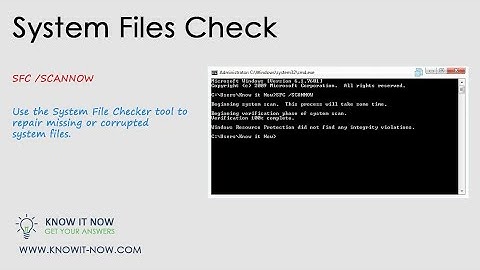 Fix windows system files and errors | SFC /SCANNOW #windows #Microsoft