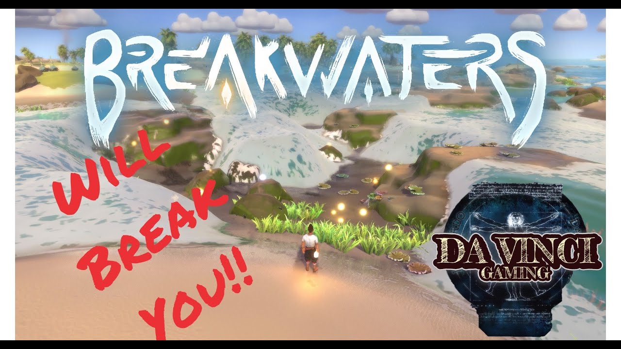 Amazing New Tropical Island Paradise Build Craft Survive BREAKWATERS Gameplay