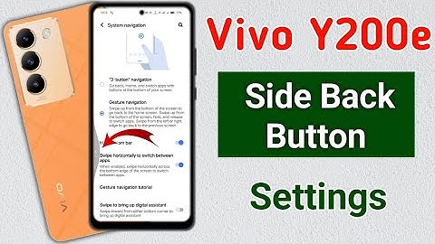 vivo y200e back button settings !! how to enable navigation buttons in vivo y200e 5g !! vivo y200e