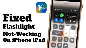 Flashlight Not Working On iPhone ( ios 16 )  How To Fix Flashlight Not Working On iPhone iPad iPod