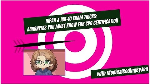 HIPAA & ICD-10 Exam Tricks: Acronyms You MUST Know for CPC Certification #medicalcoding #exam #code
