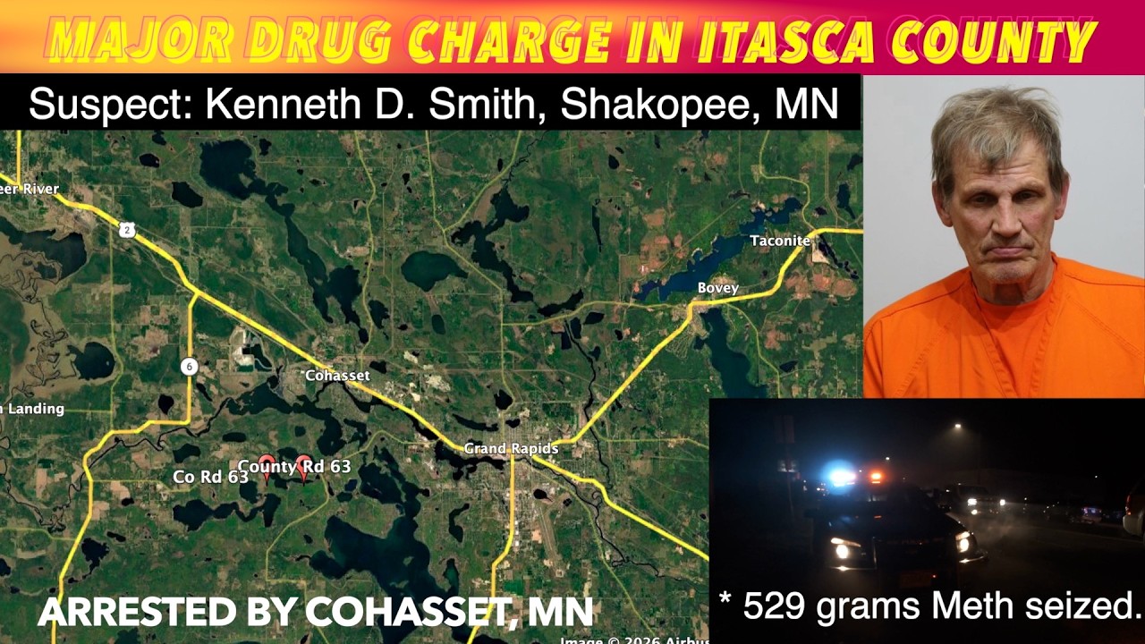 Major Drug Charge In Itasca County, Shakopee Man Charged - YouTube