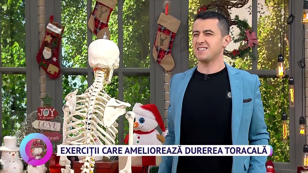 Exerciții care ameliorează durerea toracală