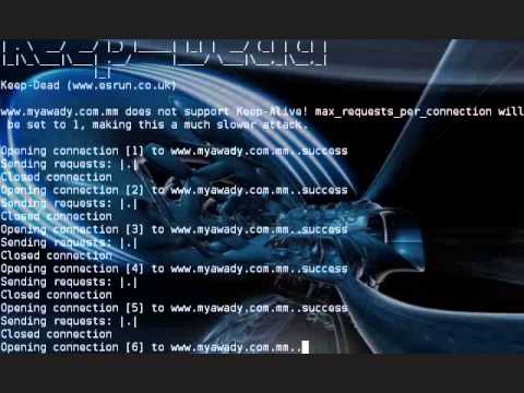 Ddos Attack With Keep-Alive Script