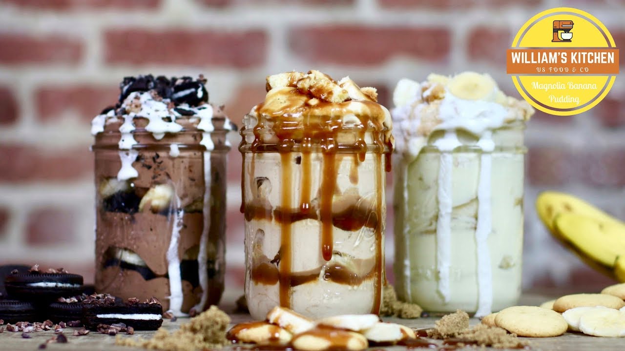 Banana Pudding façon Magnolia Bakery NEW YORK EP3 William's Kitchen YouTube