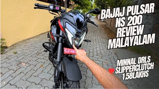 2024 Bajaj Pulsar 200NS Full Review in Malayalam | Minnal Headlight