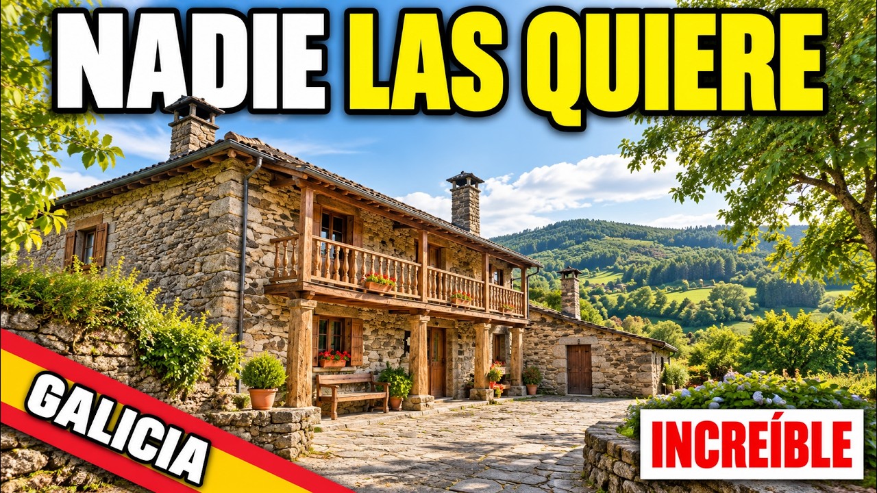 Nadie Compra Estas Casas de Piedra en Galicia — Y Llevan Años a la Venta