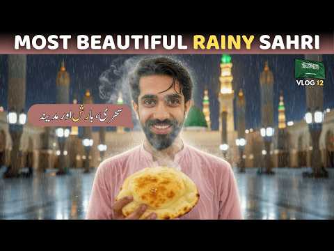 Experiencing Blessed Rain in Madinah at Masjid An Nabawi