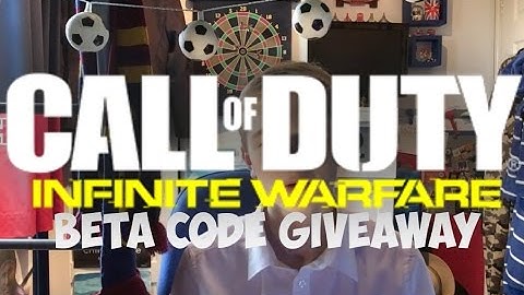 INFINITE WARFARE BETA CODE GIVEAWAY!!!