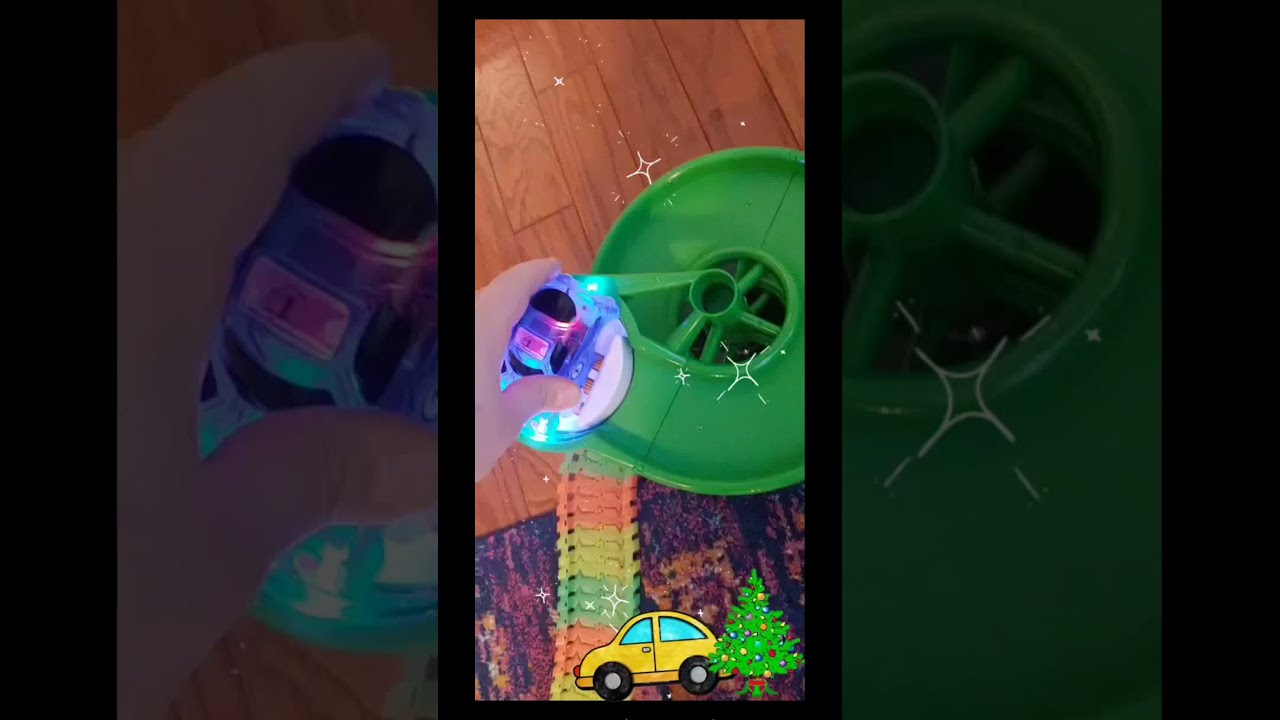 Magic Tracks| Kids Speedway Racetrack that glow in the dark| Ali and Viktoria| cool cars
