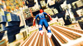 I am SPEED! Web swinging at Maximum FOV - Spider-Man Remastered PC