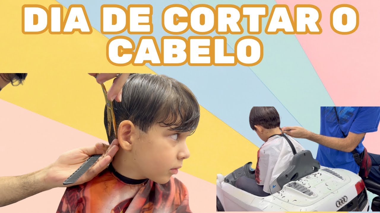 Hoje eu fui cortar o cabelo - YouTube