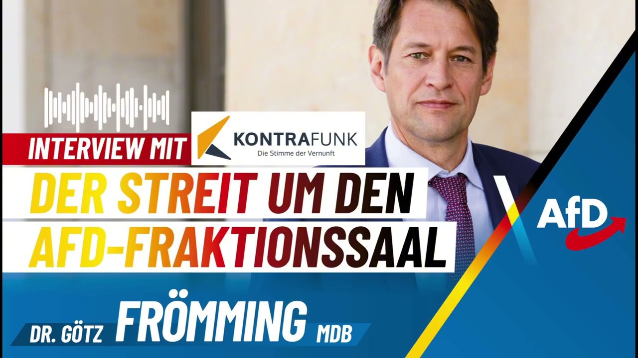 Interview mit Kontrafunk: Der Streit um den AfD-Fraktionssaal