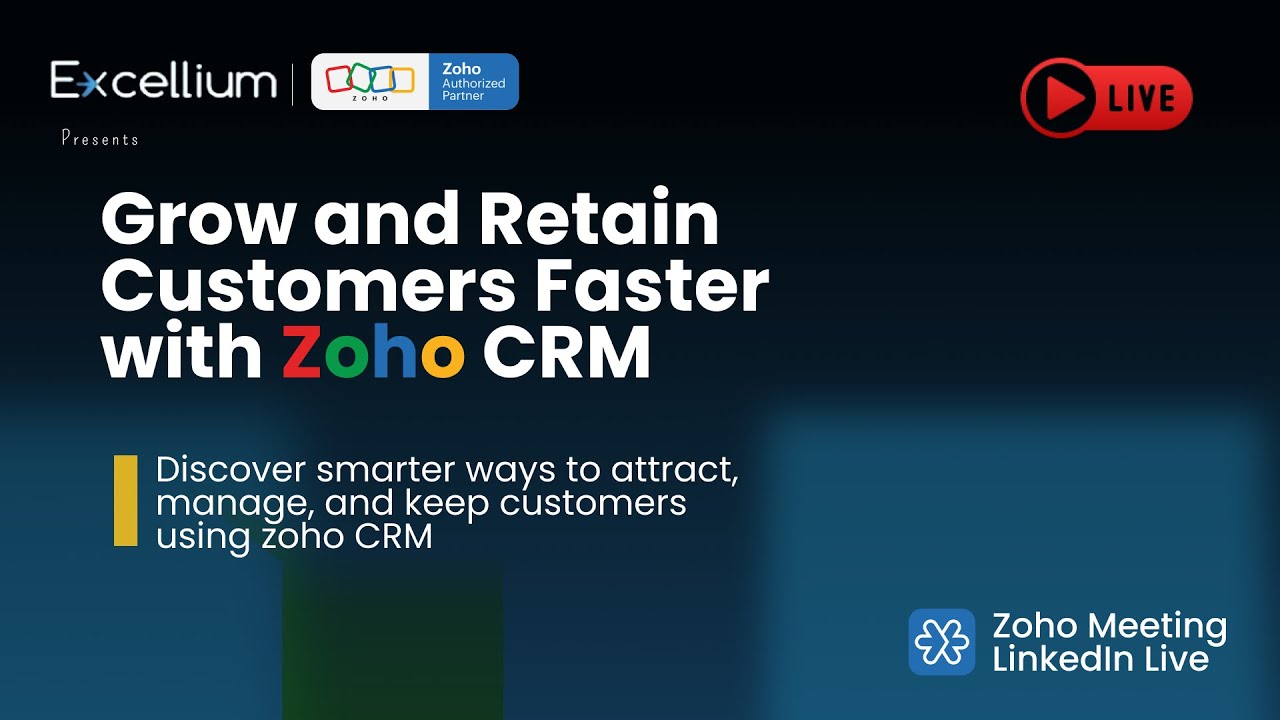 Zoho CRM Webinar and Product Overview - YouTube